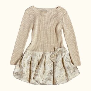 4T bubble hem sweater dress